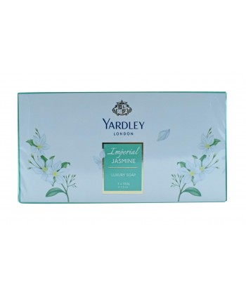 Yardley London Imperial Jasmine Luxury Soap - 300g (3.5oz) (3x100g)