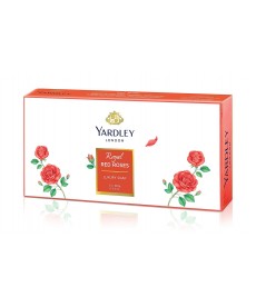 Yardley London Royal Red Roses Luxury Soap - 300g (3.5oz) (3x100g)